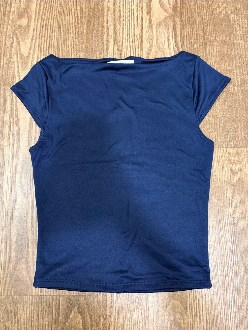 Women's Navy Short Sleeve Crewneck Tee